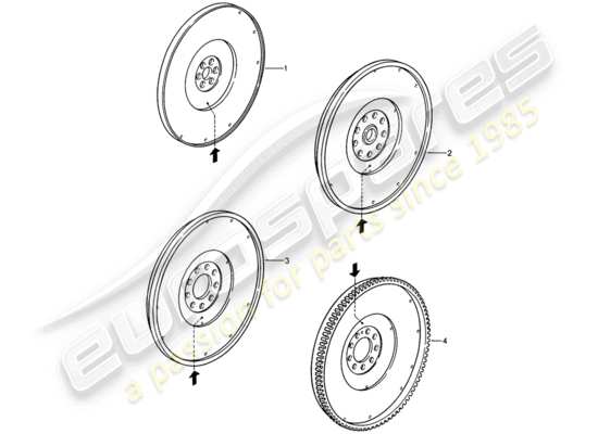 a part diagram from the Porsche Replacement catalogue parts catalogue