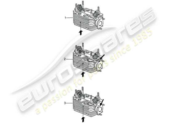 a part diagram from the Porsche Replacement catalogue parts catalogue