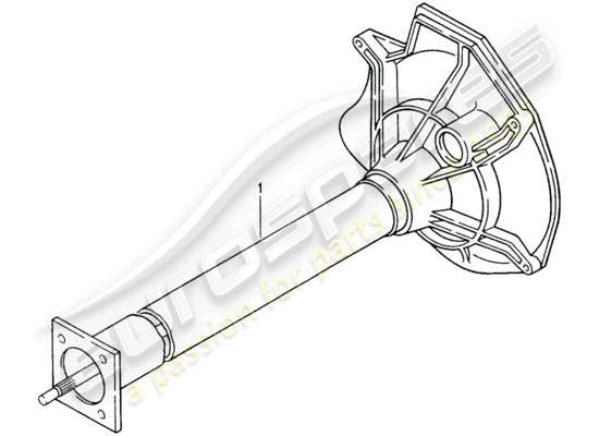 a part diagram from the Porsche Replacement catalogue parts catalogue