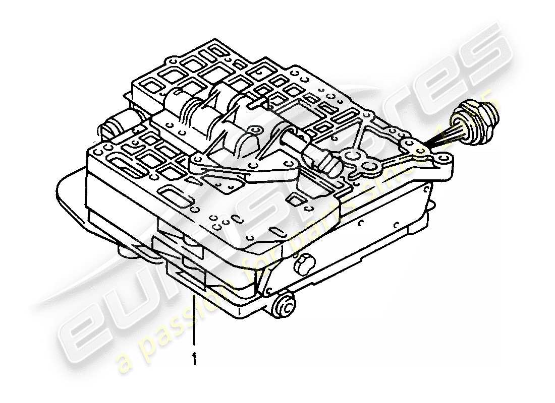 Porsche Replacement catalogue (1965) SWITCH UNIT Part Diagram