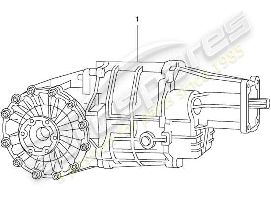 a part diagram from the Porsche Replacement catalogue (1965) parts catalogue