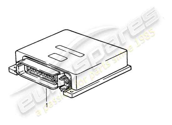 a part diagram from the Porsche Replacement catalogue parts catalogue