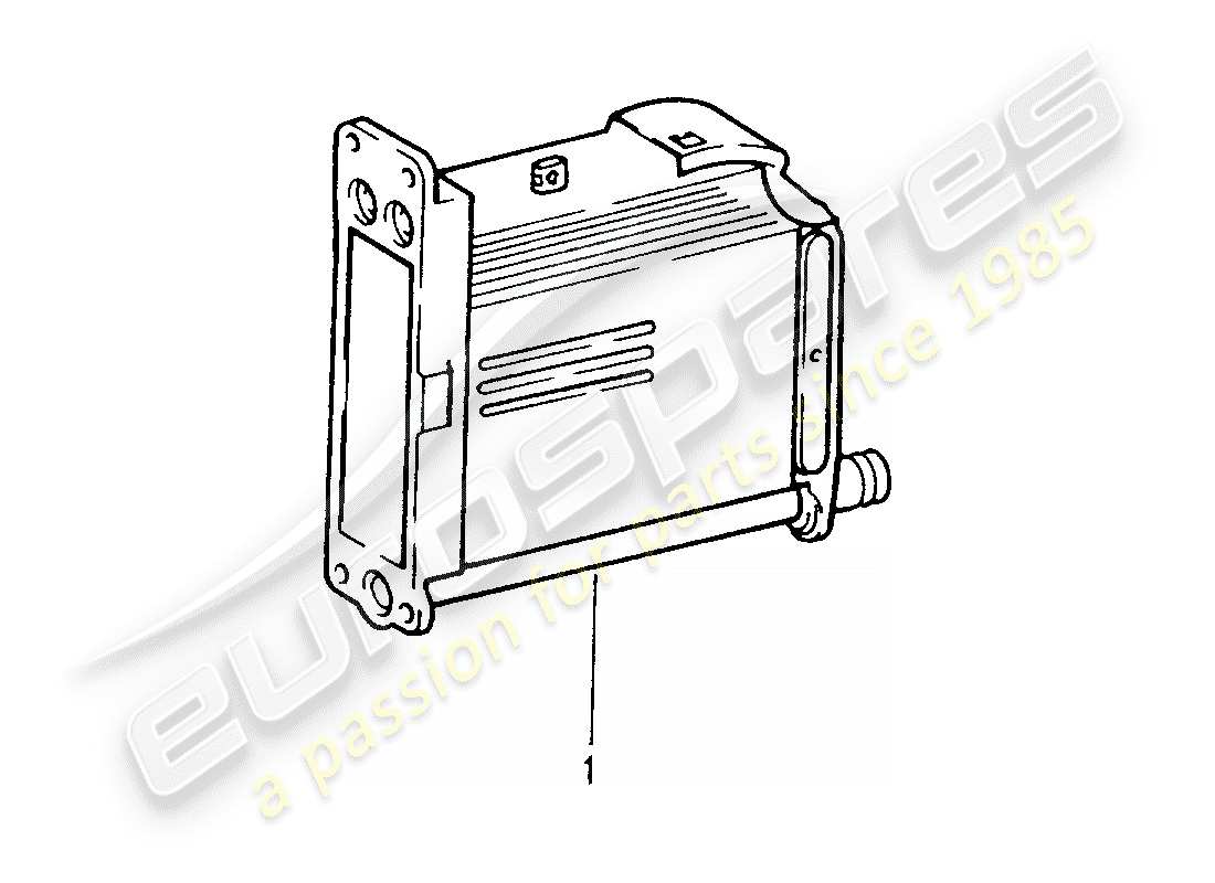 Porsche Replacement catalogue (1967) OIL COOLER Part Diagram