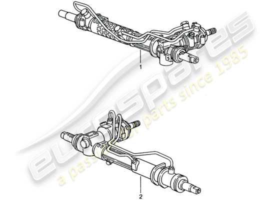 a part diagram from the Porsche Replacement catalogue parts catalogue