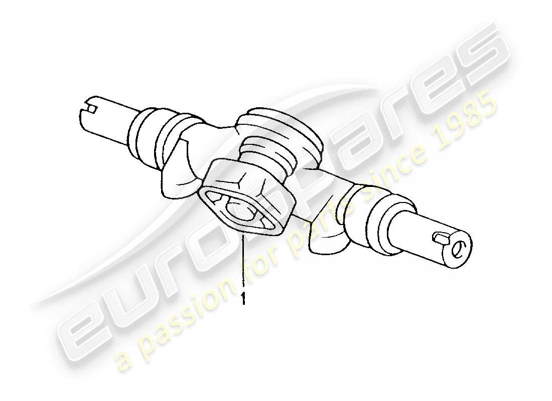 Porsche Replacement catalogue (1968) STEERING GEAR Part Diagram