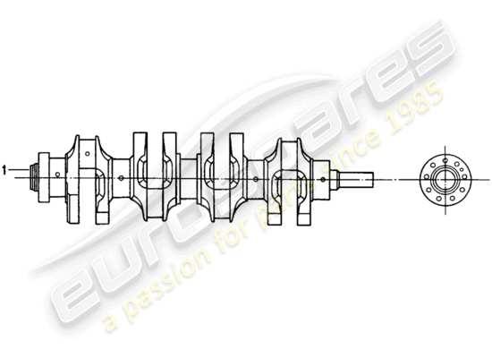 a part diagram from the Porsche Replacement catalogue (1968) parts catalogue