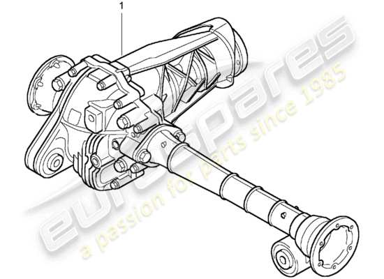 a part diagram from the Porsche Replacement catalogue parts catalogue