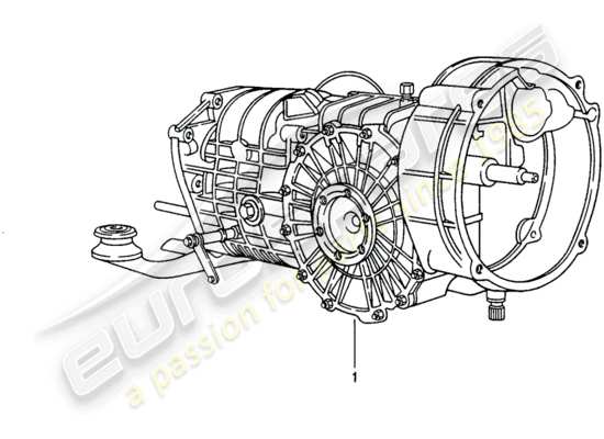 a part diagram from the Porsche Replacement catalogue parts catalogue