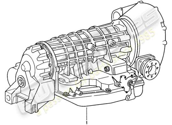 a part diagram from the Porsche Replacement catalogue (1970) parts catalogue