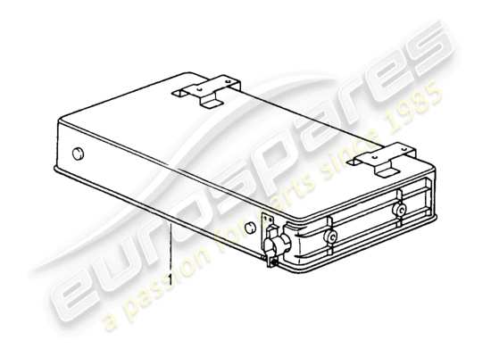 a part diagram from the Porsche Replacement catalogue parts catalogue