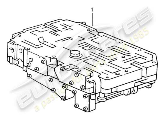 a part diagram from the Porsche Replacement catalogue parts catalogue