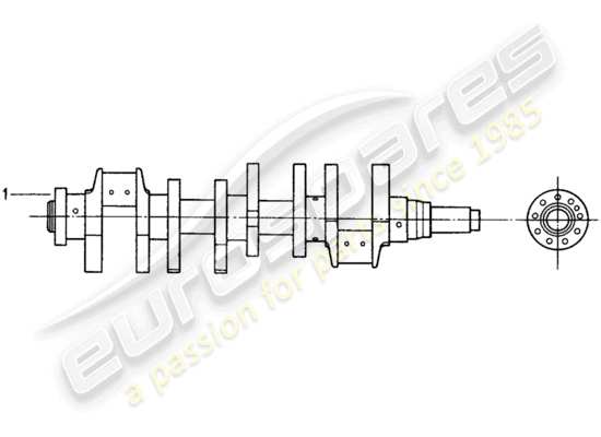 a part diagram from the Porsche Replacement catalogue parts catalogue