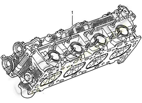 a part diagram from the Porsche Replacement catalogue (1972) parts catalogue