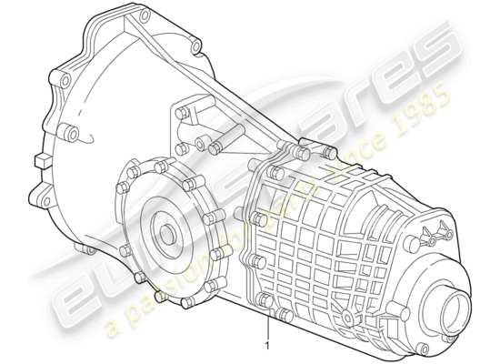 a part diagram from the Porsche Replacement catalogue parts catalogue