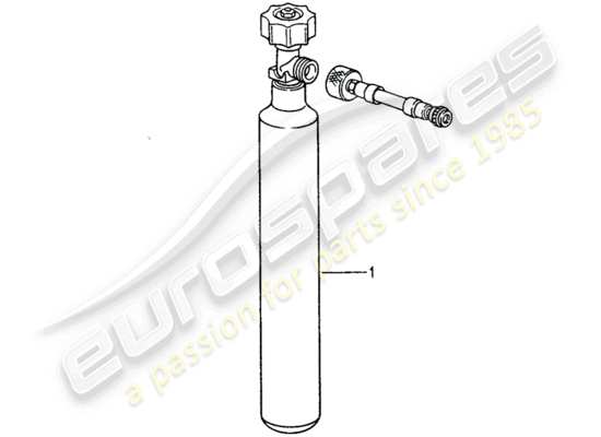 a part diagram from the Porsche Replacement catalogue parts catalogue