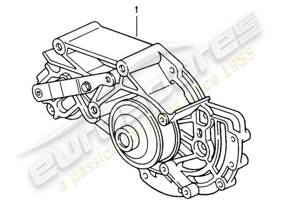 a part diagram from the Porsche Replacement catalogue (1973) parts catalogue