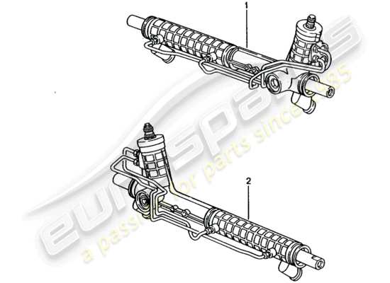 a part diagram from the Porsche Replacement catalogue (1975) parts catalogue