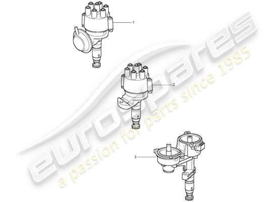 a part diagram from the Porsche Replacement catalogue parts catalogue