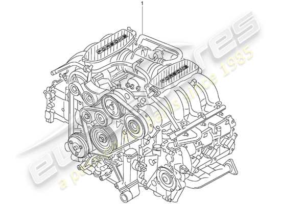 a part diagram from the Porsche Replacement catalogue (1976) parts catalogue