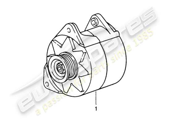 a part diagram from the Porsche Replacement catalogue (1976) parts catalogue