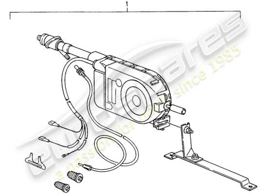 a part diagram from the Porsche Replacement catalogue (1976) parts catalogue