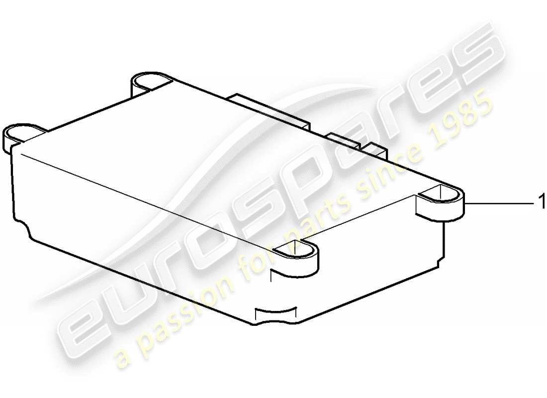 Porsche Replacement catalogue (1977) Telephone Part Diagram