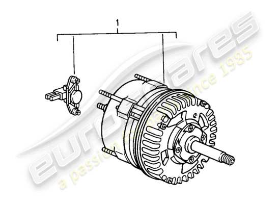 a part diagram from the Porsche Replacement catalogue (1977) parts catalogue