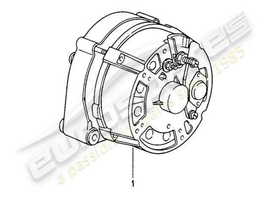 a part diagram from the Porsche Replacement catalogue (1978) parts catalogue