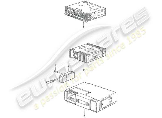 a part diagram from the Porsche Replacement catalogue (1979) parts catalogue