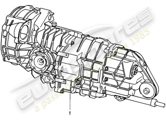 a part diagram from the Porsche Replacement catalogue (1980) parts catalogue