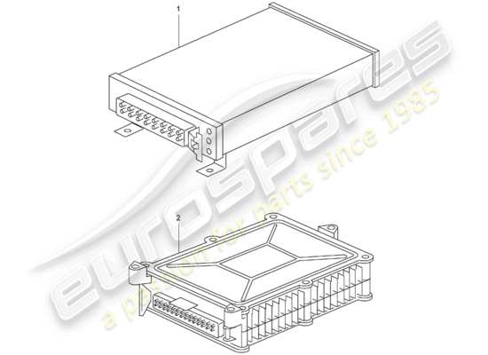 a part diagram from the Porsche Replacement catalogue parts catalogue