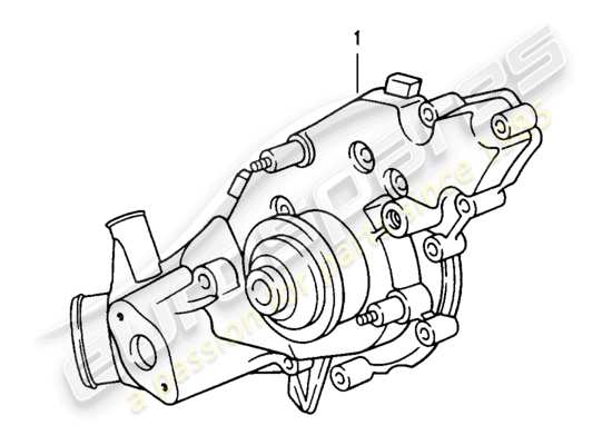 a part diagram from the Porsche Replacement catalogue (1981) parts catalogue