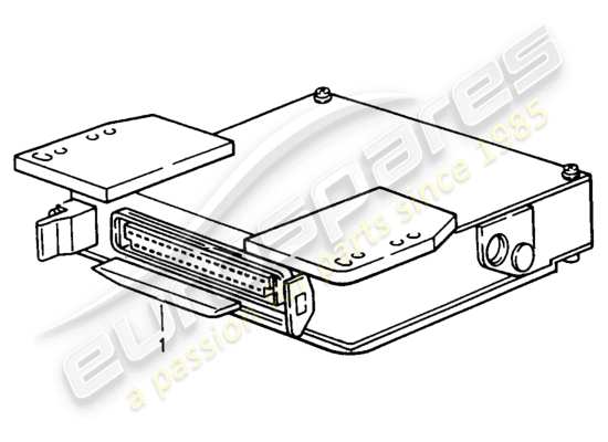 a part diagram from the Porsche Replacement catalogue (1981) parts catalogue