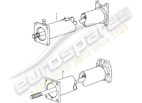 a part diagram from the Porsche Replacement catalogue parts catalogue