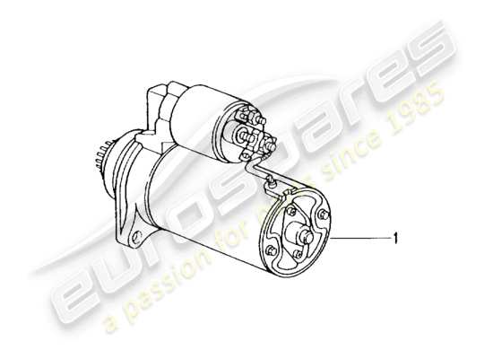 a part diagram from the Porsche Replacement catalogue (1983) parts catalogue