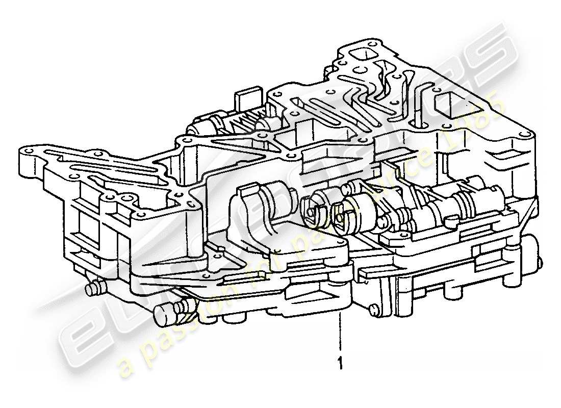 Porsche Replacement catalogue (1985) SWITCH UNIT Parts Diagram