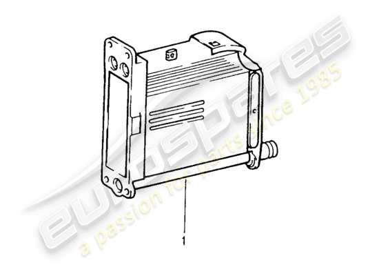 a part diagram from the Porsche Replacement catalogue (1985) parts catalogue