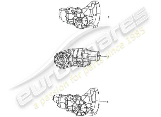 a part diagram from the Porsche Replacement catalogue parts catalogue