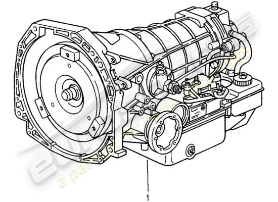 a part diagram from the Porsche Replacement catalogue (1986) parts catalogue