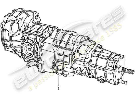 a part diagram from the Porsche Replacement catalogue parts catalogue