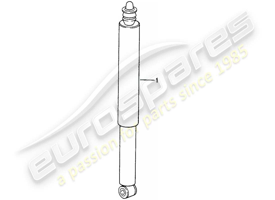 Porsche Replacement catalogue (1989) VIBRATION DAMPER Part Diagram