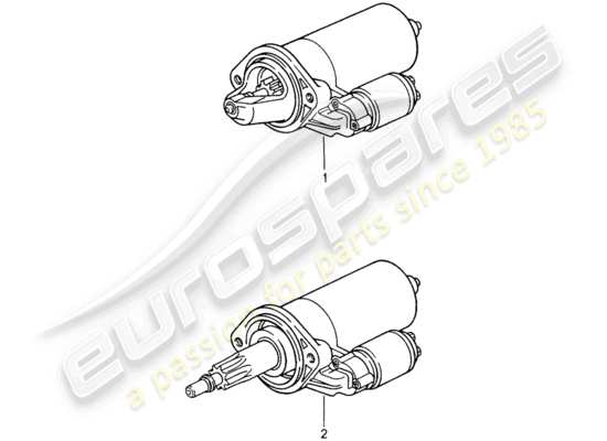 a part diagram from the Porsche Replacement catalogue (1991) parts catalogue