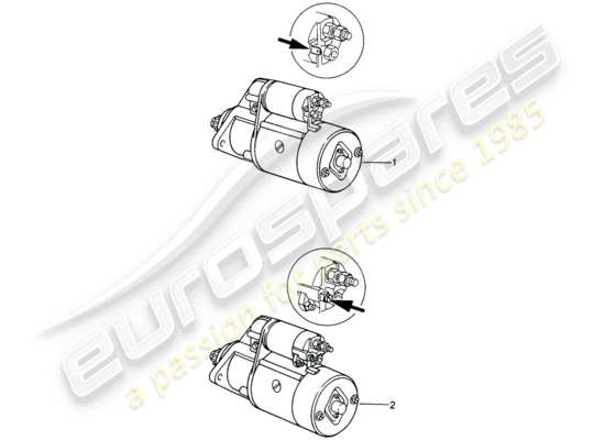 a part diagram from the Porsche Replacement catalogue parts catalogue