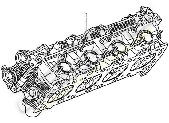 a part diagram from the Porsche Replacement catalogue (1995) parts catalogue