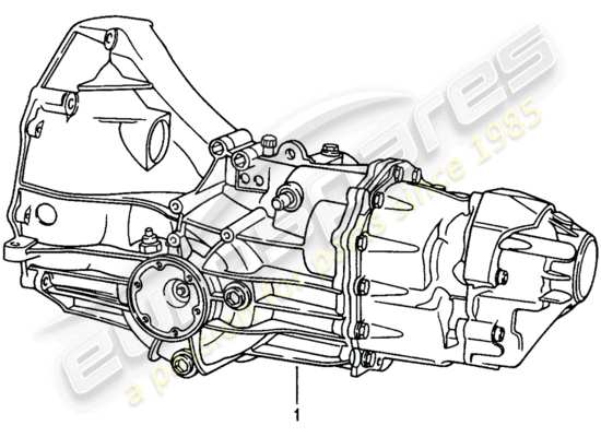 a part diagram from the Porsche Replacement catalogue (1996) parts catalogue