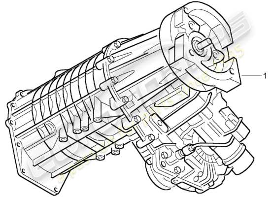 a part diagram from the Porsche Replacement catalogue (1996) parts catalogue