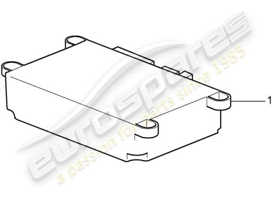 a part diagram from the Porsche Replacement catalogue parts catalogue