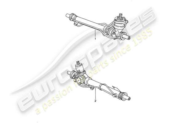 a part diagram from the Porsche Replacement catalogue parts catalogue