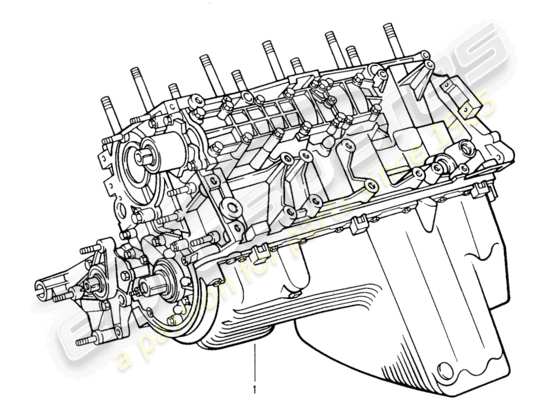 a part diagram from the Porsche Replacement catalogue parts catalogue