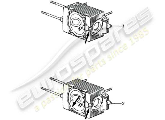 a part diagram from the Porsche Replacement catalogue (2000) parts catalogue